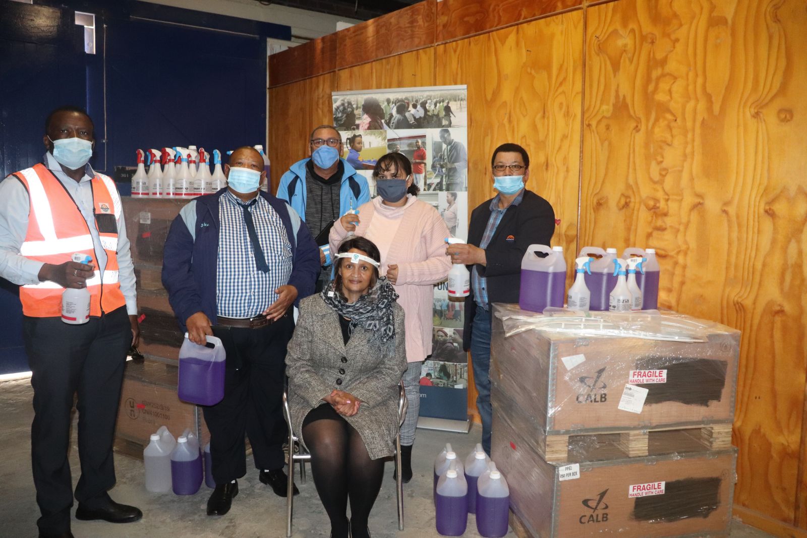 Pupils from Primary schools in Lüderitz, Hardap region  equipped with safety gear by the Namport Social Investment Fund